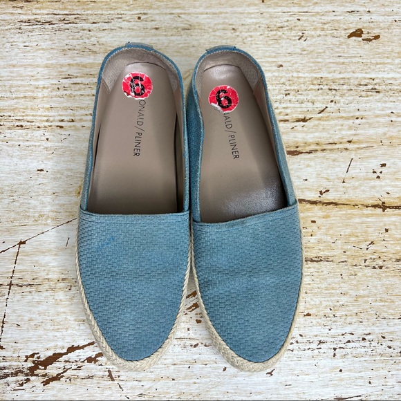 Donald J Pliner Palm Sneaker Blue Suede Size 5.5 - Picture 6 of 9